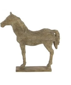 Grayson Lane Horse Vintage Sculpture - Beige Poly Stone - 19-in X 12-in -GRAYSON LANE shop 330858613 AlternateImage3 l