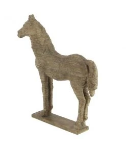Grayson Lane Horse Vintage Sculpture - Beige Poly Stone - 19-in X 12-in -GRAYSON LANE shop 330858613 AlternateImage4 l