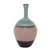 Grayson Lane Contemporary Vase - Pink Ceramic - 18-in X 10-in x 10-in