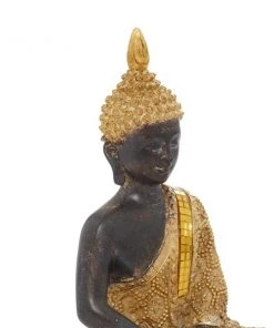 Grayson Lane Bohemian Sculpture - Gold Poly Stone - 8-in X 6-in 7 Grayson Lane Bohemian Sculpture - Gold Poly Stone - 8-in X 6-in -GRAYSON LANE shop 330858623 AlternateImage2 l