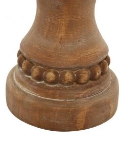 Grayson Lane 1 Candle Brown Wood Pillar Candle Holder - Set of 3 7 Grayson Lane 1 Candle Brown Wood Pillar Candle Holder - Set of 3 -GRAYSON LANE shop 330858639 AlternateImage3 l