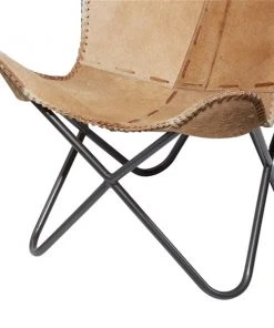 Grayson Lane Rustic Brown and Cream Butterfly Chair -GRAYSON LANE shop 330858647 AlternateImage3 l