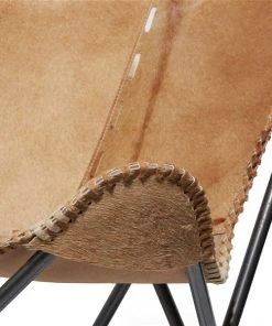 Grayson Lane Rustic Brown and Cream Butterfly Chair -GRAYSON LANE shop 330858647 AlternateImage4 l