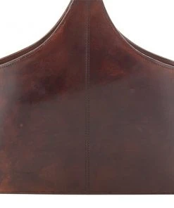 Grayson Lane 14-in x 16-in x 8-in Rustic Magazine Rack Holder - Brown Leather 7 Grayson Lane 14-in x 16-in x 8-in Rustic Magazine Rack Holder - Brown Leather -GRAYSON LANE shop 330858649 AlternateImage2 l