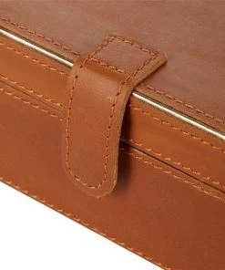 Grayson Lane Box Brown Leather - Set of 2 -GRAYSON LANE shop 330858655 AlternateImage2 l