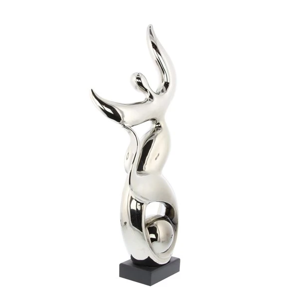 330858656_AlternateImage4_l.jpg Grayson Lane 25-in x 10-in Modern Sculpture Silver Ceramic Abstract -GRAYSON LANE shop 330858656 AlternateImage4 l