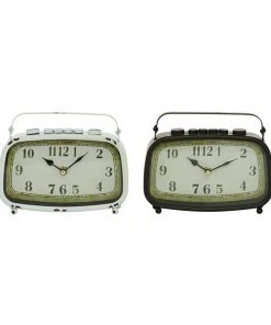 Grayson Lane Brown Analogue Rectangle Tabletop Standard Clock - Set of 2 9 Grayson Lane Brown Analogue Rectangle Tabletop Standard Clock - Set of 2 -GRAYSON LANE shop 330858659 AlternateImage5 l