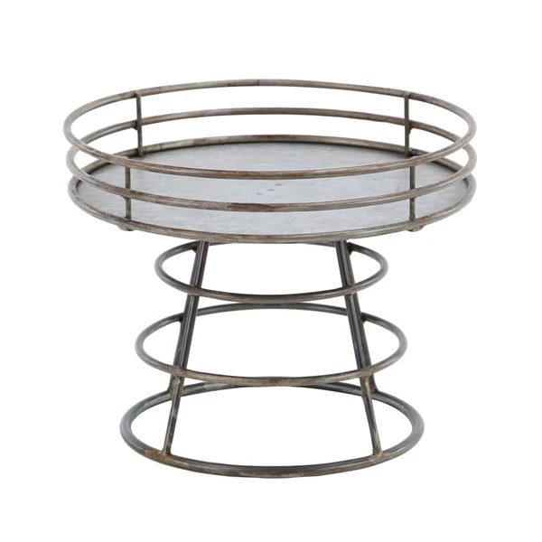 330858687_MainImage_001_l.jpg Grayson Lane 10-in x 12-in Farmhouse Tray Stand Grey Iron -GRAYSON LANE shop 330858687 MainImage 001 l