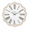 Grayson Lane White Analogue Round Wall Clock