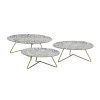 Grayson Lane 11-in x 12-in White Metal Farmhouse Cake Stand - Set of 3