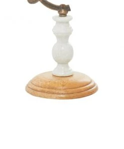 Grayson Lane 14-in x 8-in Modern Globe White Marble and Metal -GRAYSON LANE shop 330858709 AlternateImage2 l