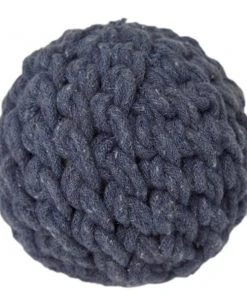 Grayson Lane 4-in x 4-in Coastal Decorative Orbs Blue Cotton - Set of 4 -GRAYSON LANE shop 330858713 AlternateImage3 l