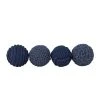 Grayson Lane 4-in x 4-in Coastal Decorative Orbs Blue Cotton - Set of 4