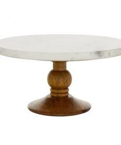 Grayson Lane 6-in x 12-in Natural White Marbles Serving Tray