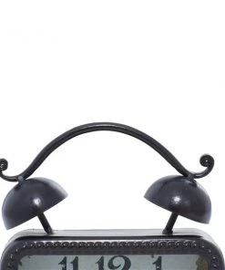 Grayson Lane Black and White Analogue Square Tabletop Standard Clock - Set of 2 -GRAYSON LANE shop 330858724 AlternateImage3 l