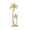 Grayson Lane 16-in x 7-in Coastal Palm Tree Sculpture Gold Polyresin