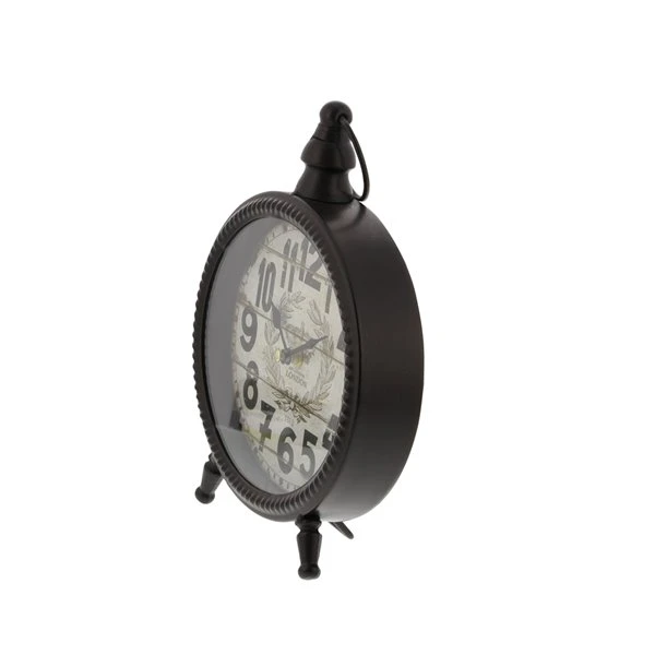 330858744_AlternateImage5_l.jpg Grayson Lane Set of 4 Black Analogue Round Tabletop Clock -GRAYSON LANE shop 330858744 AlternateImage5 l