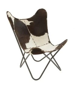 Grayson Lane Rustic Dark Brown and Cream Butterfly Chair -GRAYSON LANE shop 330858754 AlternateImage5 l