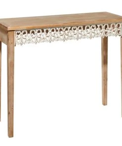Grayson Lane 32-in x 40-in Wood Farmhouse Console Table - Brown