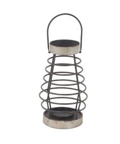 Grayson Lane 1 Candle Silver Metal Lantern Farmhouse Candle Holder 9 Grayson Lane 1 Candle Silver Metal Lantern Farmhouse Candle Holder -GRAYSON LANE shop 330858767 AlternateImage5 l