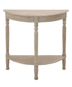 Grayson Lane 32-in x 32-in Wood Rustic Console Table - Light Brown