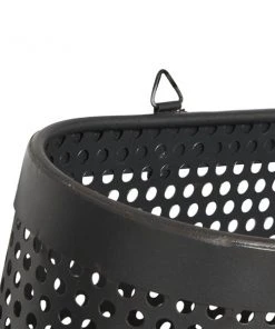 Grayson Lane 10-in x 18-in x 4-in Industrial Magazine Rack Holder Black Metal - Set of 2 -GRAYSON LANE shop 330858780 AlternateImage3 l