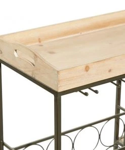 Grayson Lane 20-Bottle Beige Wood and Metal Wine Rack -GRAYSON LANE shop 330858781 AlternateImage3 l