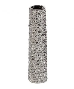 Grayson Lane 12-in x 3-in Glam Vase in Silver Ceramic - Set of 3 -GRAYSON LANE shop 330858801 AlternateImage5 l