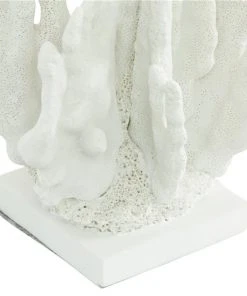 Grayson Lane 10-in x 7-in Coastal Sculpture White Polystone Coral -GRAYSON LANE shop 330858809 AlternateImage2 l