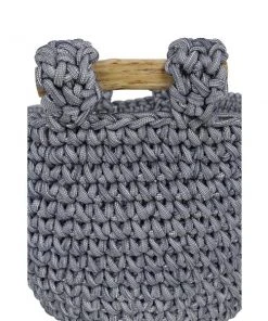Grayson Lane Eclectic Storage Basket in Grey Polyester - Set of 2 -GRAYSON LANE shop 330858810 AlternateImage3 l