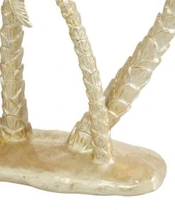 Grayson Lane 16-in x 15-in Coastal Palm Tree Sculpture Gold Polyresin -GRAYSON LANE shop 330858817 AlternateImage2 l