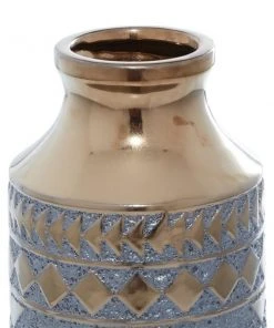 Grayson Lane 16-in x 7-in x 7In. Contemporary Vase in Gold Porcelain -GRAYSON LANE shop 330858822 AlternateImage3 l