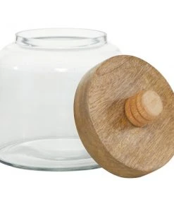 Grayson Lane Farmhouse Canisters Clear Glass - Set of 2 -GRAYSON LANE shop 330858823 AlternateImage4 l