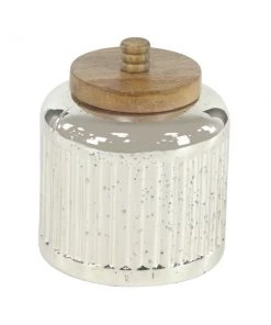 Grayson Lane Farmhouse Decorative Jar in Silver Glass - Set of 3 9 Grayson Lane Farmhouse Decorative Jar in Silver Glass - Set of 3 -GRAYSON LANE shop 330858838 AlternateImage5 l