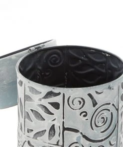 Grayson Lane Farmhouse Vase in Blue Metal - Set of 3 -GRAYSON LANE shop 330858839 AlternateImage2 l