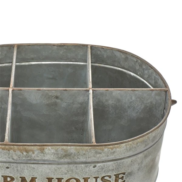 Grayson Lane 6-Bottle Grey Metal Wine Rack 3 Grayson Lane 6-Bottle Grey Metal Wine Rack - Image 3