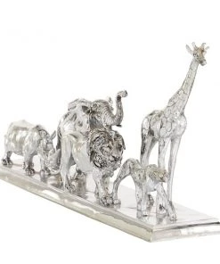 Grayson Lane 13-in x 27-in Sculpture Silver Polystone Safari Animal -GRAYSON LANE shop 330858849 AlternateImage4 l