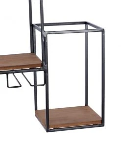 Grayson Lane 16-in x 36-in Contemporary Wine Rack in Black Metal -GRAYSON LANE shop 330858850 AlternateImage2 l