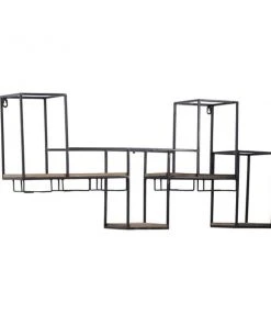 Grayson Lane 16-in x 36-in Contemporary Wine Rack in Black Metal -GRAYSON LANE shop 330858850 AlternateImage4 l