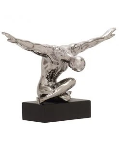 Grayson Lane 10-in x 17-in Traditional Sculpture Silver Porcelain People -GRAYSON LANE shop 330858851 AlternateImage3 l