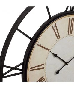 Grayson Lane Black and Beige Analogue Round Wall Standard Clock -GRAYSON LANE shop 330858852 AlternateImage3 l