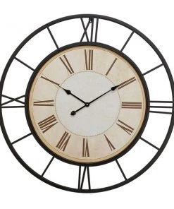 Grayson Lane Black and Beige Analogue Round Wall Standard Clock -GRAYSON LANE shop 330858852 AlternateImage5 l