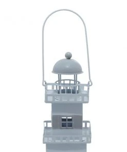 Grayson Lane 1 Candle Metal Lantern Coastal Candle Holder - Grey 8 Grayson Lane 1 Candle Metal Lantern Coastal Candle Holder - Grey -GRAYSON LANE shop 330858868 AlternateImage4 l