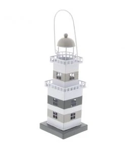 Grayson Lane 1 Candle Metal Lantern Coastal Candle Holder - Grey 9 Grayson Lane 1 Candle Metal Lantern Coastal Candle Holder - Grey -GRAYSON LANE shop 330858868 AlternateImage5 l