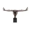 Grayson Lane 18-in x 31-in Contemporary Sculpture Black Aluminum