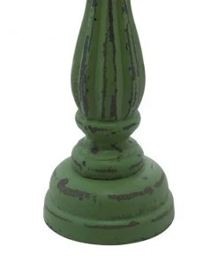 Grayson Lane 3 Candle Green Wood Pillar Traditional Candle Holder - Set of 3 -GRAYSON LANE shop 330858895 AlternateImage4 l