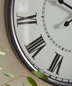 Grayson Lane White and Black Analogue Round Wall Standard Clock -GRAYSON LANE shop 330858906 AlternateImage4 l