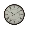 Grayson Lane White and Black Analogue Round Wall Standard Clock