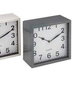 Grayson Lane Black and Grey Analogue Square Tabletop Standard Clock - Set of 3 -GRAYSON LANE shop 330858918 AlternateImage3 l