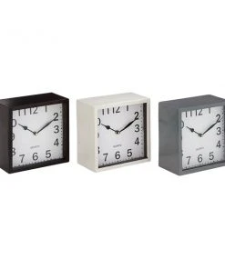 Grayson Lane Black and Grey Analogue Square Tabletop Standard Clock - Set of 3 -GRAYSON LANE shop 330858918 AlternateImage5 l